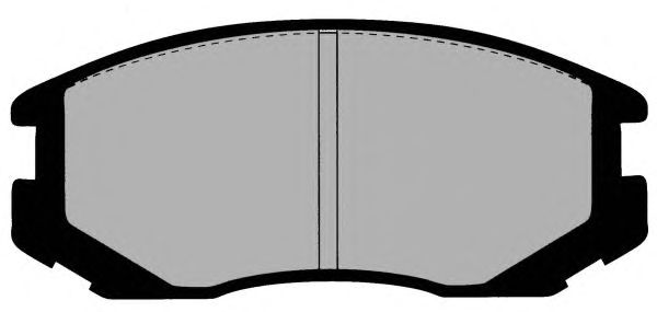 Комплект тормозных колодок, дисковый тормоз PA1369