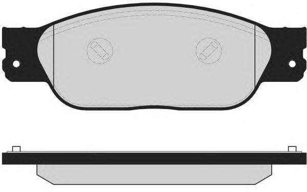 Комплект тормозных колодок, дисковый тормоз PA1670