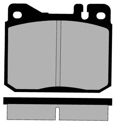 Комплект тормозных колодок, дисковый тормоз PA323