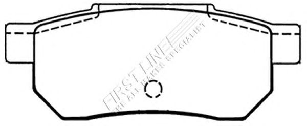 Комплект тормозных колодок, дисковый тормоз FBP1394