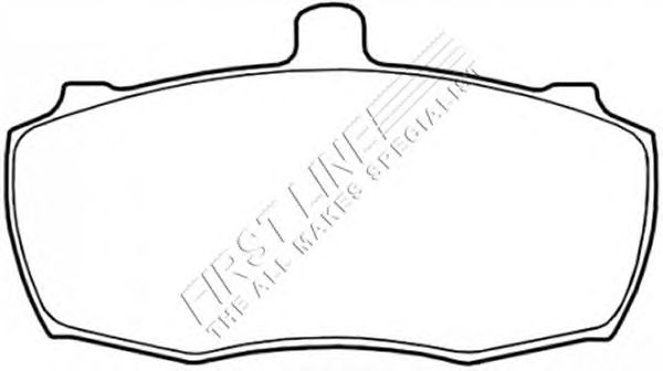 Комплект тормозных колодок, дисковый тормоз FBP3139