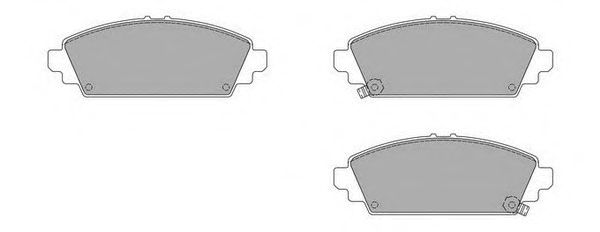 Brake Pad Set, disc brake FBP-1609