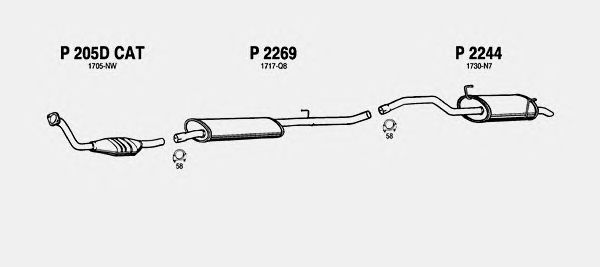 Exhaust System CI820