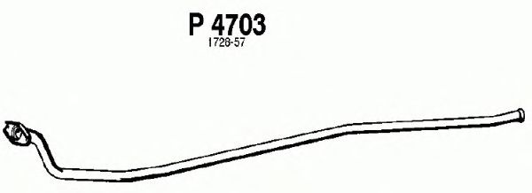 Труба выхлопного газа P4703