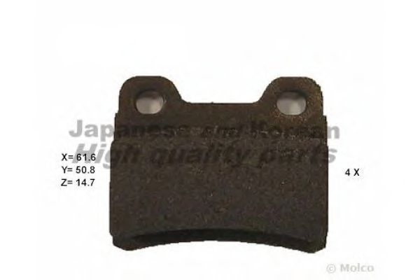 Brake Pad Set, disc brake 1083-3030