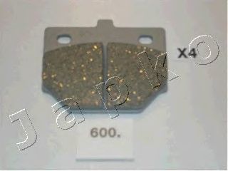 Комплект тормозных колодок, дисковый тормоз 50600