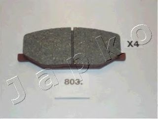 Комплект тормозных колодок, дисковый тормоз 50803