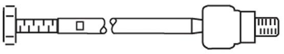 Articulação axial, barra de acoplamento 1567