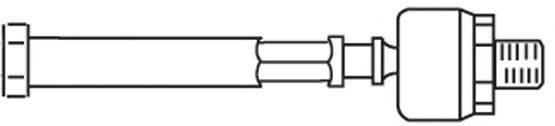 Articulação axial, barra de acoplamento 1655