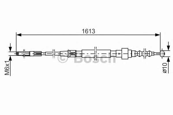 Cable, parking brake 1 987 477 162