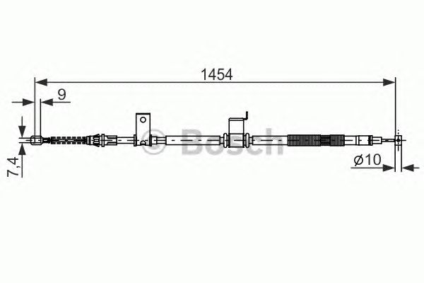 Cable, parking brake 1 987 482 294