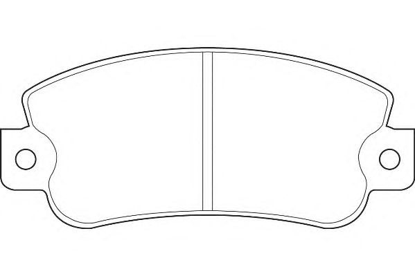 Комплект тормозных колодок, дисковый тормоз WBP20775A