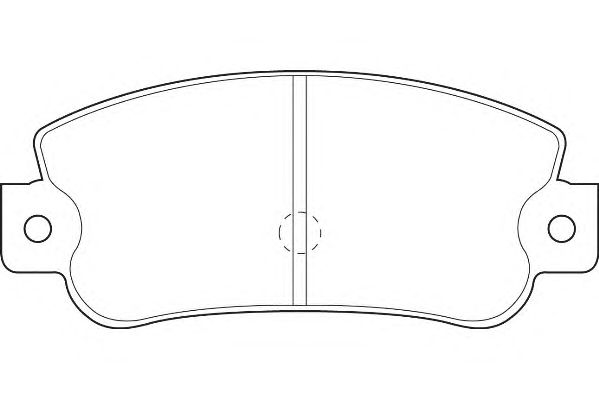 Комплект тормозных колодок, дисковый тормоз WBP20841B