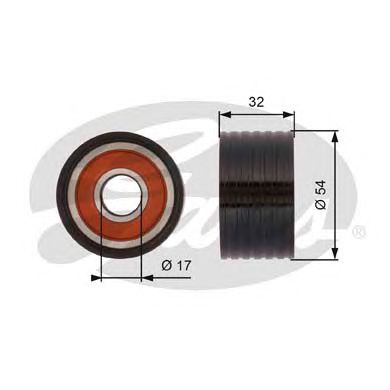 Deflection/Guide Pulley, timing belt T42166