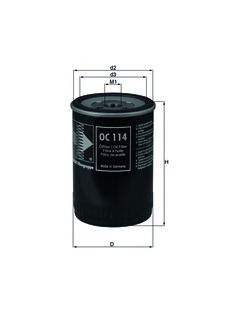 Öljynsuodatin OC 114