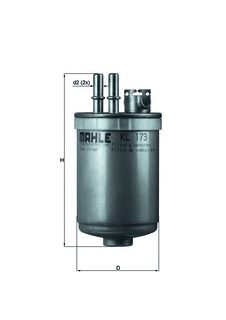 Fuel filter KL 173