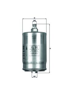 Fuel filter KL 38