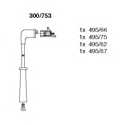 Ignition Cable Kit 300/753