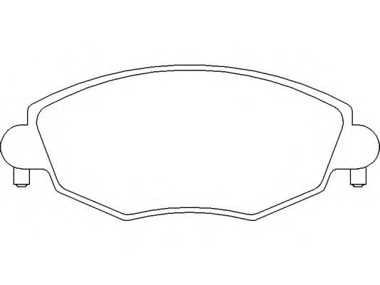Комплект тормозных колодок, дисковый тормоз P 24 060