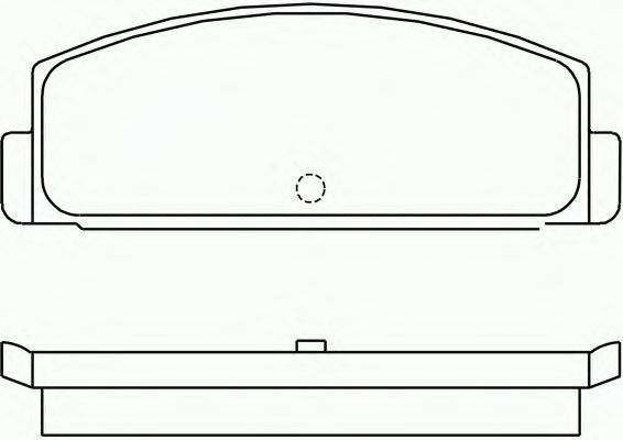 Комплект тормозных колодок, дисковый тормоз P 54 003