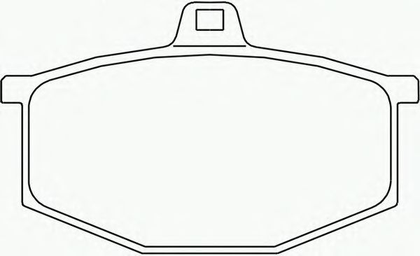 Комплект тормозных колодок, дисковый тормоз P 68 005