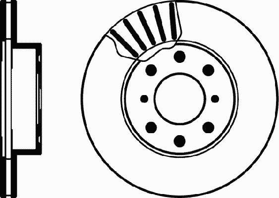Тормозной диск MDC344