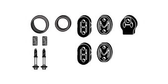 Mounting Kit, exhaust system 82 43 8055