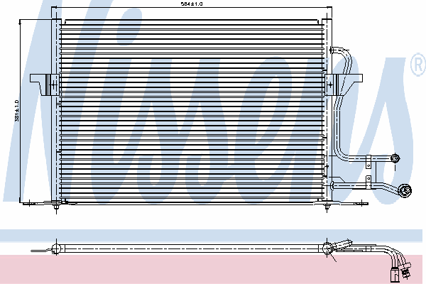 Condensator, airconditioning 94189
