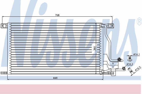 Condensador, ar condicionado 94483