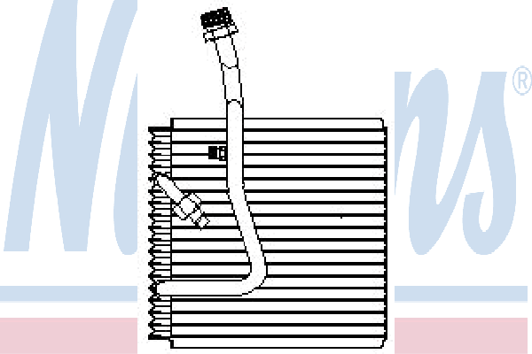 Evaporator, air conditioning 92102