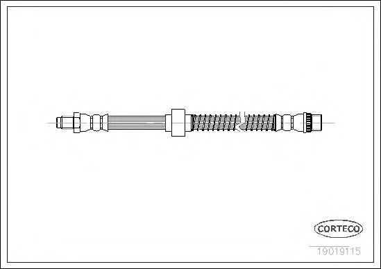 Tubo flexible de frenos 19019115