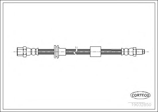 Tubo flexível de travão 19032850