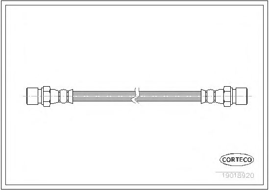 Tubo flexible de frenos 19018920