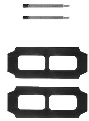 Accessory Kit, disc brake pads BFK698