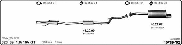 Exhaust System 552000025
