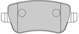 Комплект тормозных колодок, дисковый тормоз FD7192A