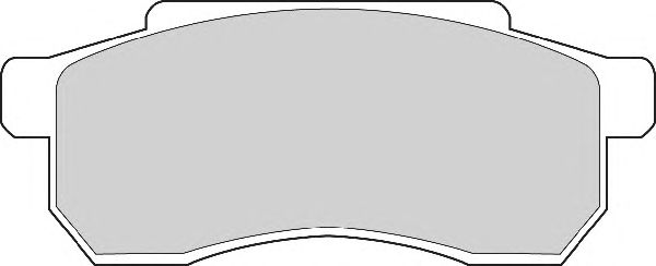 Комплект тормозных колодок, дисковый тормоз FD905A