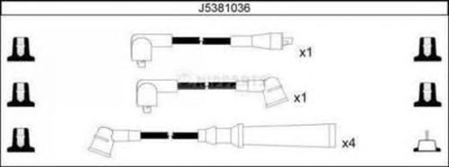 Комплект проводов зажигания J5381036