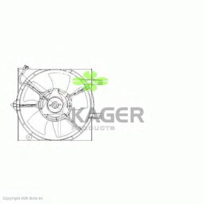 Ventilador, refrigeración del motor 32-2074
