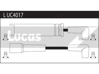 Комплект проводов зажигания LUC4017