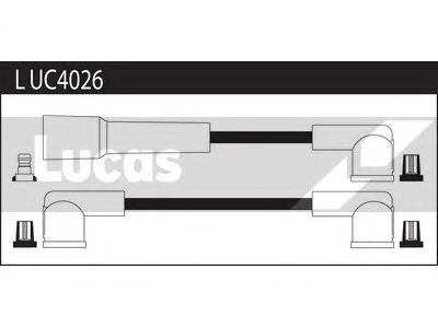 Комплект проводов зажигания LUC4026