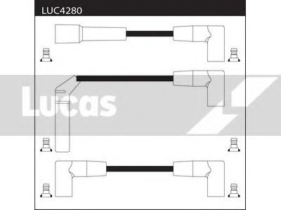 Комплект проводов зажигания LUC4280