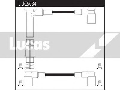 Комплект проводов зажигания LUC5034