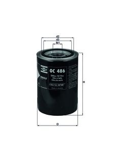 Filtro de óleo OC 486
