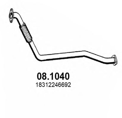 Exhaust Pipe 08.1040
