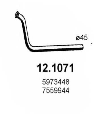 Exhaust Pipe 12.1071
