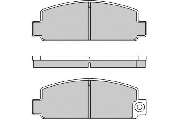Комплект тормозных колодок, дисковый тормоз 12-0183