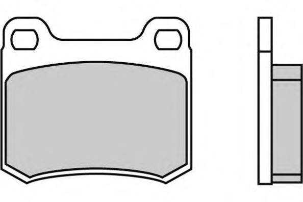 Комплект тормозных колодок, дисковый тормоз 12-0314