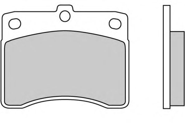 Kit de plaquettes de frein, frein à disque 12-0353