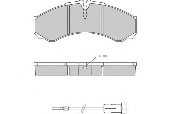 Brake Pad Set, disc brake 12-0706